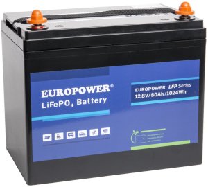 AKUMULATOR 12.8V/80AH/LIFEPO4-EP EUROPOWER 1