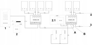 ROZDZIELACZ AUDIO CDNAR/U-DIN ACO 6