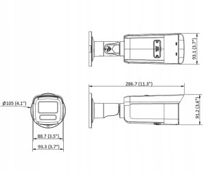 KAMERA IP DS-2CD2T86G2H-2I(2.8MM)(EF)/PL AcuSense - 8&nbsp;Mpx 4K UHD Hikvision 8