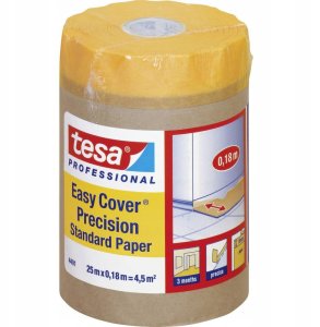 PAPIER OCHRONNY Z TAŚMĄ EASY-COVER-PRECISION/25X180 TESA 1