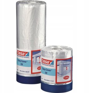 FOLIA OCHRONNA Z TAŚMĄ EASY-COVER/UV/14X1800 TESA 1