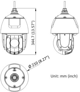 KAMERA IP SZYBKOOBROTOWA DS-2DE5425IW-AE(T5)/PL - 4&nbsp;Mpx 4.8&nbsp;... 120&nbsp;mm Hikvision 2