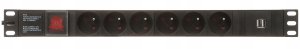 Listwa zasilająca Energenie LISTWA ZASILAJĄCA PD-6/R-USB 7