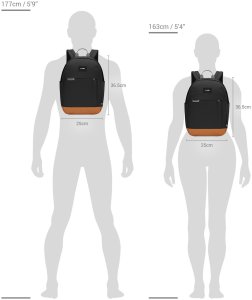 Antykradzieżowy plecak miejski Pacsafe Go 15 l - szary 3