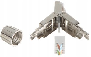 WTYK MODULARNY EKRANOWANY RJ45/FTP7-HAND 4