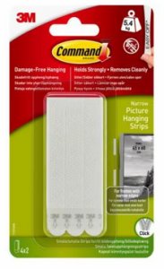 3M hanging strips Command Narrow 1