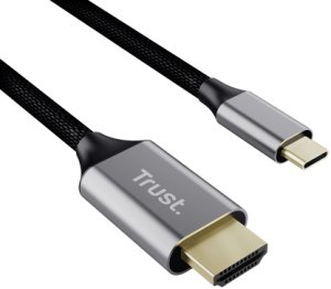 Kabel USB Trust Video cable Trust Calyx USB-C Male - HDMI Male 2m Ultra HD 4K 8713439256307 2