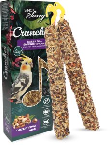 SING&SONG cruncher dla średnich papug 85g orzechowy 1