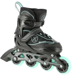 Łyżworolki NA11008 Nils Extreme czarno-miętowe 35-38 1