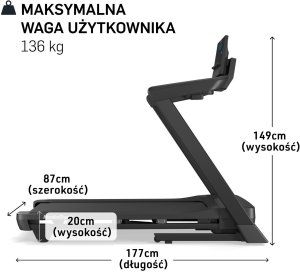 NordicTrack Bieżnia elektryczna NordicTrack T7 z wyświetlaczem LCD 16