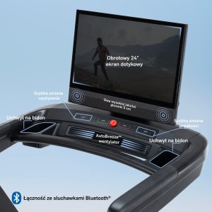 Bieżnia elektryczna Commercial 2450 NordicTrack z wyświetlaczem dotykowym 7