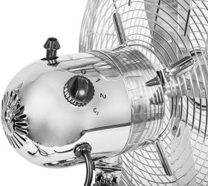 44-655# Wentylator stojący 16" 60w srebrny metalowy 3