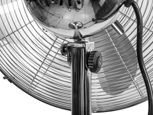 44-655# Wentylator stojący 16" 60w srebrny metalowy 4