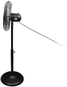 44-656# Wentylator stojący 16" 60w czarny metalowy 7
