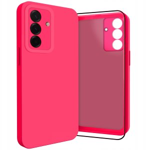 Etui do Samsung Galaxy A36 5G (Osłona Kamery, Fuksjowe, Plecki)   Szkło 9H 1