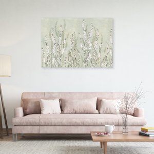 Feeby obraz na płótnie Kwiaty na tle ściany 60x40 medium 2