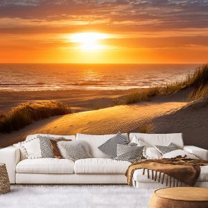 Feeby Fototapeta Zachód Słońca Plaża Natura 100x100 small 2