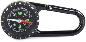 Verk Kompas metalowy busola turystyczny karabińczyk 7