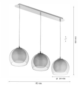 Lampa wisząca VENEZIA 2762 TK Lighting 1