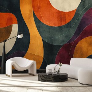 Feeby Fototapeta Nowoczesne kształty geometria 450x315 xxl 2