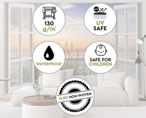 Feeby Fototapeta Zielone liście tropikalne 450x315 xxl 6