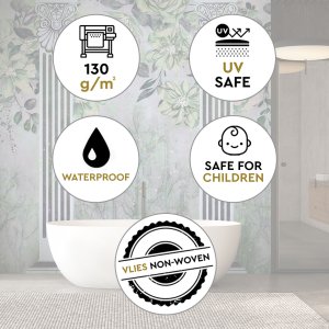 Feeby Fototapeta Starożytne kolumny i kwiaty 450x315 xxl 8