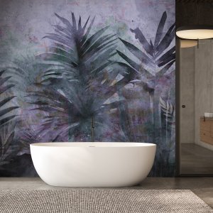 Feeby Fototapeta Tropikalne liście fioletowe 450x315 xxl 2