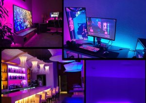 Taśma LED 5M RGB 5050 Bluetooth APLIKACJA MOBILNA 12