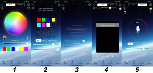 Taśma LED 5M RGB 5050 Bluetooth APLIKACJA MOBILNA 3