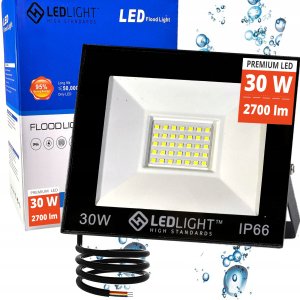 Halogen Reflektor LAMPA robocza NAŚWIETLACZ WODOODPORNY LED PREMIUM 1