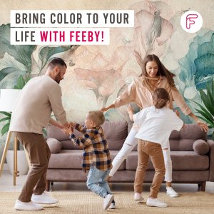 Feeby Fototapeta Zielone liście lotosu 450x315 xxl 9