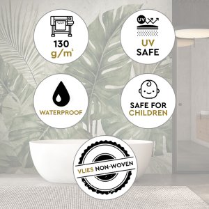 Feeby Fototapeta Tropikalne liście monstery 450x315 xxl 8