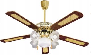 Wentylator SUFITOWY ŻYRANDOL VINTAGE 5 ŚMIGIEŁ 52' 2