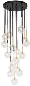 Lampa wisząca NILOS BLACK/GOLD 5945 TK Lighting 1