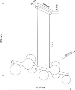 Lampa wisząca ESTERA WOOD 5906 TK Lighting 6