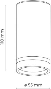 Oprawa natynkowa spot JET WHITE 6919 TK Lighting 7