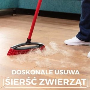 Vileda Szczotka do zamiatania sierści i włosów 5x12x33cm Gumowe włosie 5