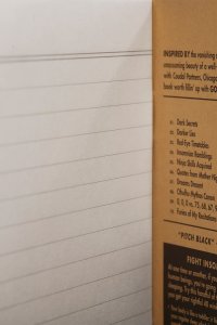 Notes Field Notes Pitch Black Memo Small Linie 2