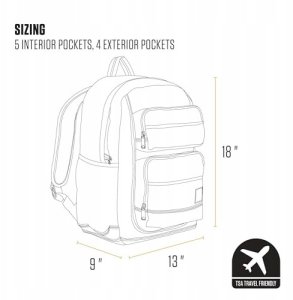 Plecak Carhartt SingleCompartment 27 L Black 8