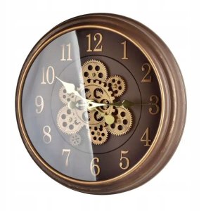 RAMSEY Zegar 45cm z ruchomym mechanizmem 2