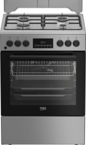 BEKO Cooker FBM62320SDS, Plotis 60 cm, A, Gas/Electric, LED screen 1