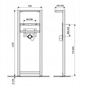 Stelaż  Do Umywalki Kkpol (S)Syfony, stelaże 2