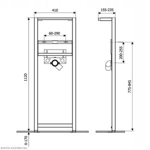Stelaż  Do Umywalki Kkpol (S)Syfony, stelaże 3