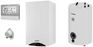 Pakiet kondens. - GOLD PLUS II 20 kW + zasobnik SG PLUS 120L + regulator tygodniowy typ ST-292 v3 + czujnik temperatury zewnętrznejPAKIET 2 SG 1