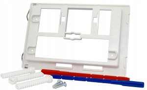 Płytka przycisków M16 płaski, zlicowany z powierzchnią płytek; Czarny mat 2