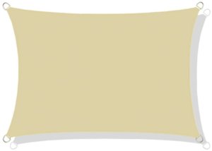 Żagiel przeciwsłoneczny wodoodporny codura 3x2m beżowy 1