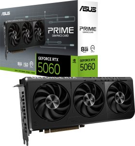 Karta graficzna Asus Prime GeForce RTX 5060 8GB GDDR7 DLSS4 (PRIME-RTX5060-8G) 1