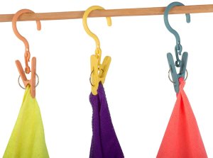 Klamerki Spinacze z Haczykiem Do Prania Ubrań Bielizny 3 szt. - 27325 7