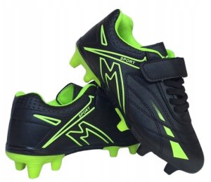 Buty sportowe do piłki piłkarskie lanki dziecięce korki na orlik rzepy 33 2