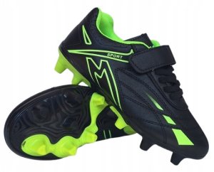 Buty sportowe do piłki piłkarskie lanki dziecięce korki na orlik rzepy 33 3